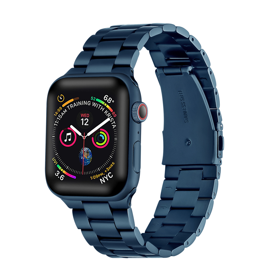 Image of Xprotector XPRO Apple Watch rozsdamentes vastag acél szíj kék 42mm / 44mm / 45mm / 49mm