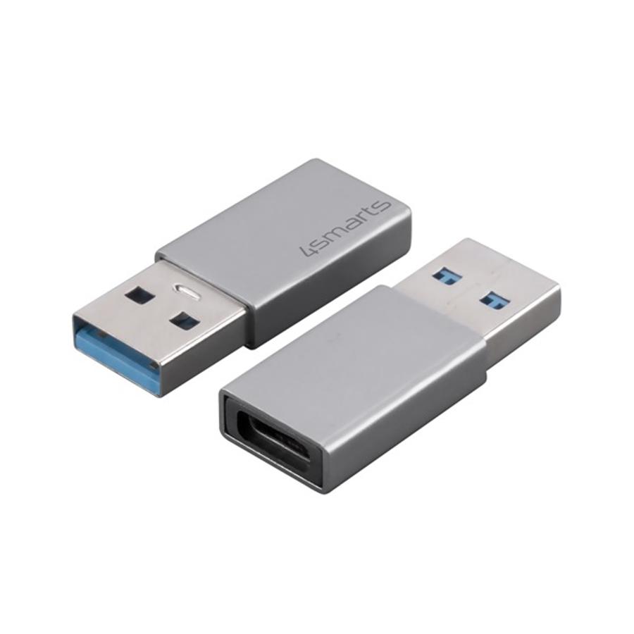 Image of 4smarts Passive USB-A - USB-C, Type-C adapter, 2db